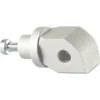 Adattatore Poggiapiedi Passeggero Per Pedana Originale (Coppia) Silver FTP021SIL Lightech