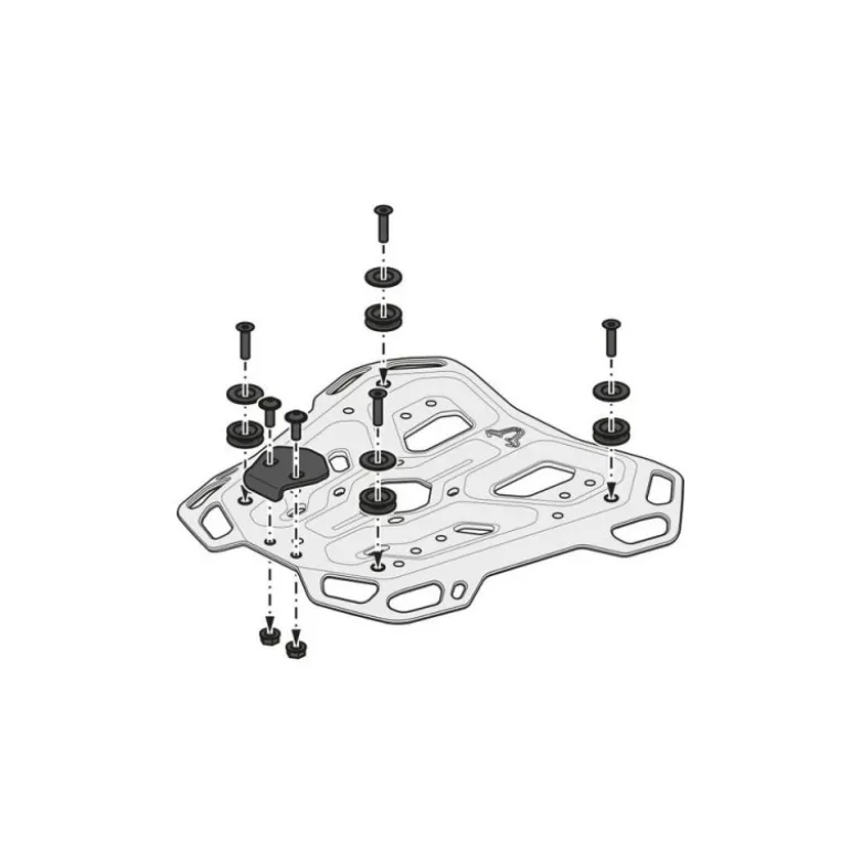 Attacco Posteriore Sw-Motech ADVENTURE-RACK Nero GPT.07.782.19000/B