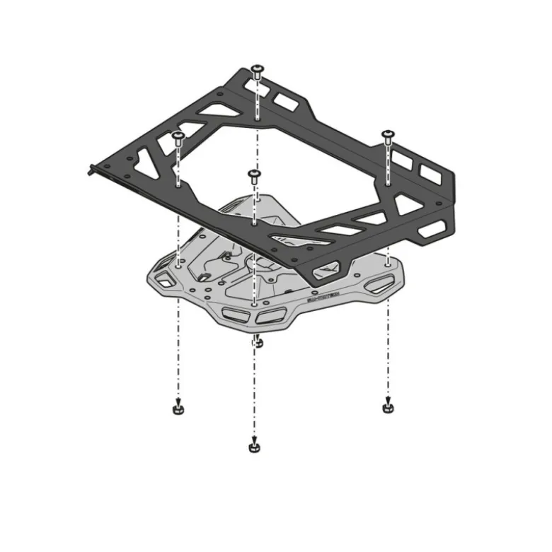 Attacco Posteriore Sw-Motech STREET-RACK Nero GPT.01.924.16000/B