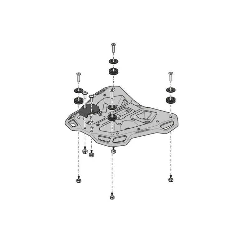 Attacco Posteriore Sw-Motech STREET-RACK Nero GPT.01.924.16000/B