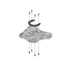 Attacco Posteriore Sw-Motech STREET-RACK Nero GPT.01.971.16000/B