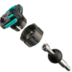 Attacco superiore manubrio per bullone/morsetto M6 - Incluso nuovo adattatore a 3 poli V2