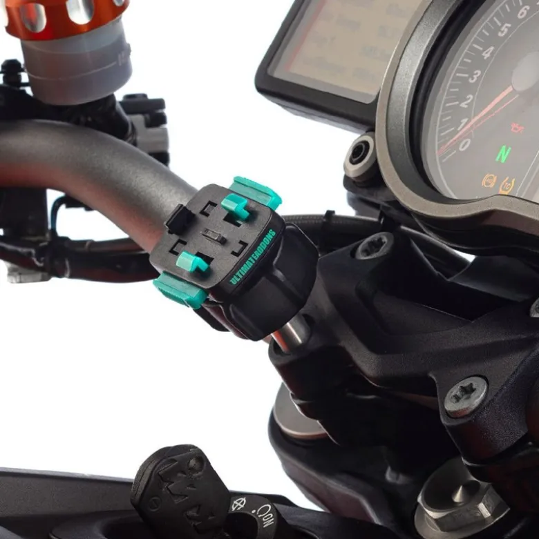 Attacco superiore manubrio per bullone/morsetto M10 - Incluso nuovo adattatore a 3 poli V2