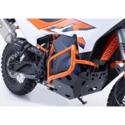 Barra Di Protezione Motore Arancio. Ktm 790 Adv (23-), 890 Adv/R (22-).