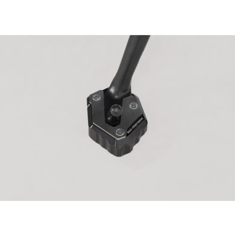 Base maggiorata per cavalletto laterale Nero/Argento. MT-07/Trac/MotoCage,XSR700,YZF-R7.