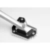 Base maggiorata per cavalletto laterale Nero/Argento. Triumph Tiger Explorer (11-15).