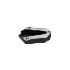 Base maggiorata per cavalletto laterale Nero/Argento. Triumph Tiger 900 Rally/Pro.