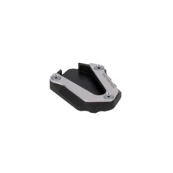 Base maggiorata per cavalletto laterale Nero/Argento. Triumph Tiger 900 Rally/Pro.