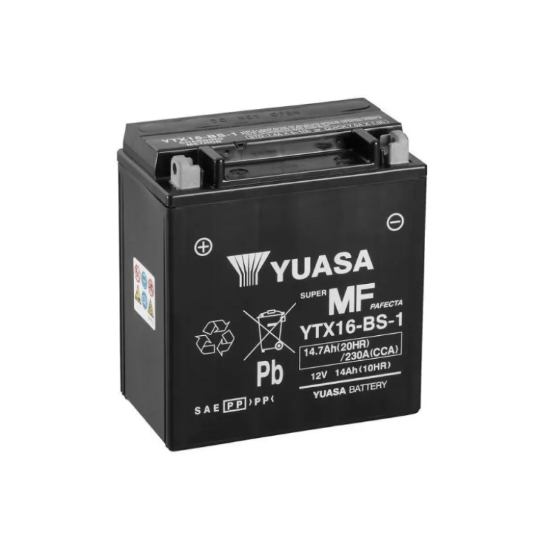 Batteria Sigillata Con Acido Yuasa YTX16-BS-1