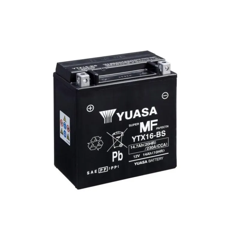 Batteria Sigillata Con Acido Yuasa YTX16-BS