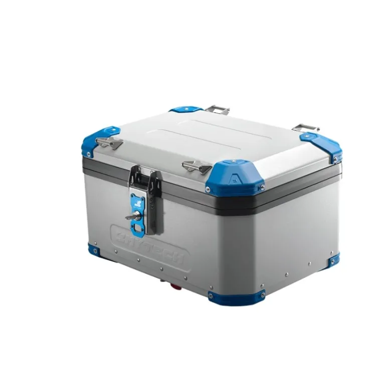 Bauletto Posteriore MyTech Model-x 58 Litri Grigio Angolari Blu