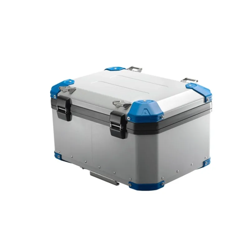 Bauletto Posteriore MyTech Model-x 58 Litri Grigio Angolari Blu