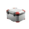Bauletto Posteriore MyTech Model-x 58 Litri Grigio Angolari Rossi
