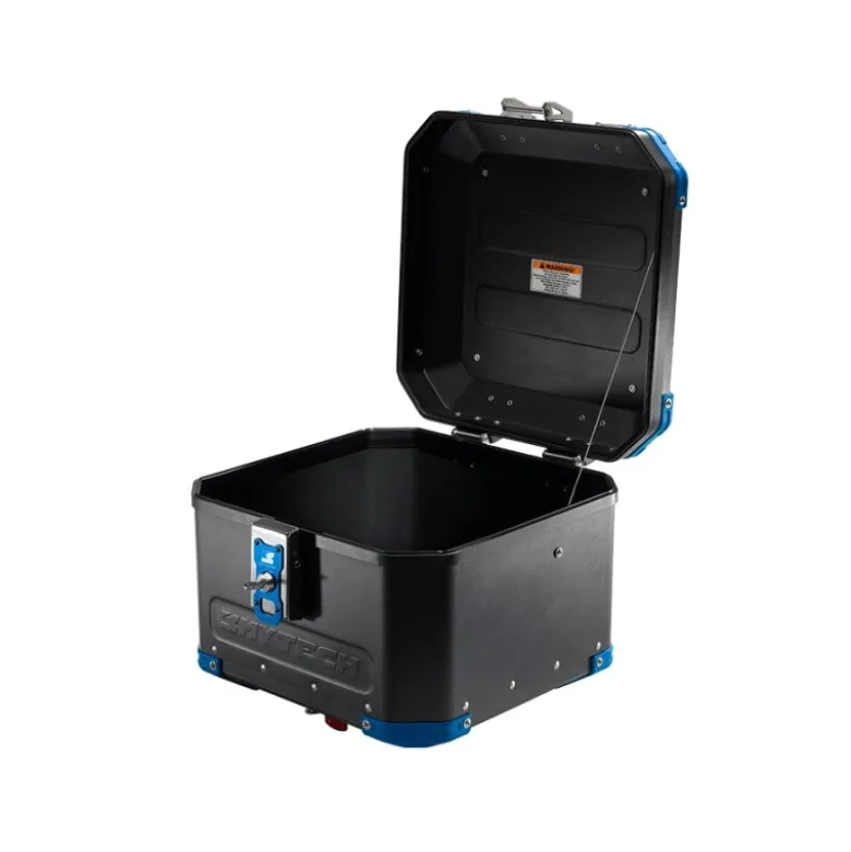 Bauletto Posteriore MyTech Model-x 44 Litri Nero Angolari Blu