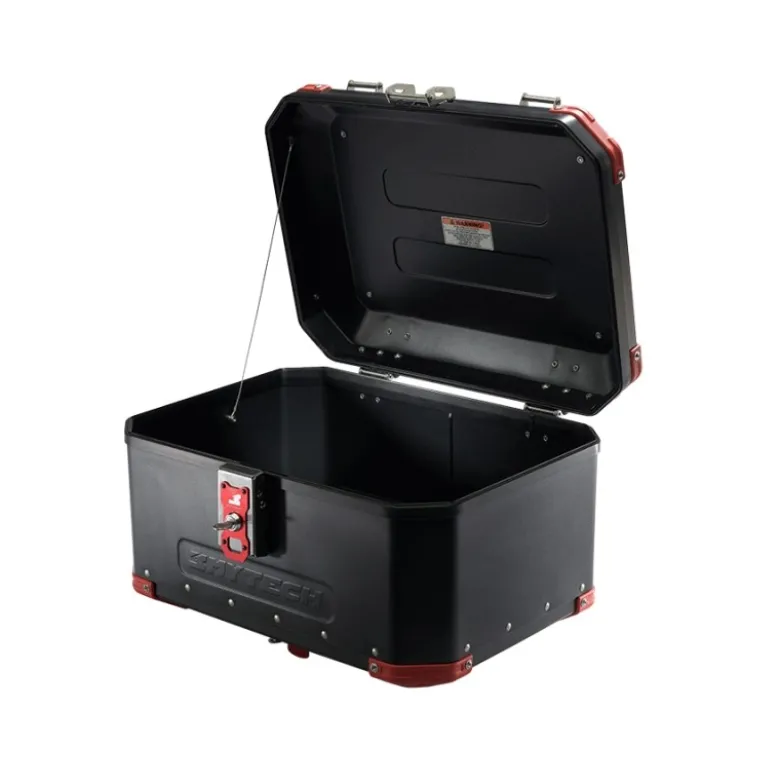 Bauletto Posteriore MyTech Model-x 58 Litri Nero Angolari Rossi