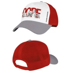 Berretto Harisson Dope Bianco Rosso