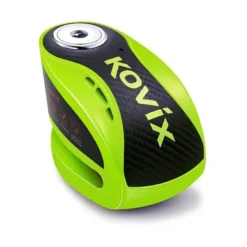 Bloccadisco Con Allarme Kovix KNX10-FG Verde Fluo