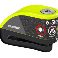 Bloccadisco Elettronico Viro 192.6.GN E-Stop Con Allarme 110db Giallo Nero