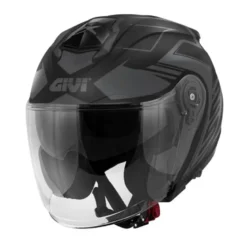 Bundle Casco Jet Givi X.25 Trace Nero Titanio con Interfono Givi I319S