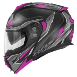 Bundle Casco Modulare Givi X.27 Sector Nero Opaco Titanio Fucsia con Interfono Givi I319S