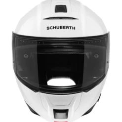 Bundle Casco Modulare Schuberth C5 Bianco Lucido con Interfono Sc2 Standard