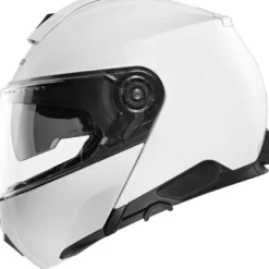 Bundle Casco Modulare Schuberth C5 Bianco Lucido con Interfono Sc2 Standard