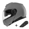 Bundle Casco Modulare Schuberth C5 Concrete Grey con Interfono Sc2 Standard