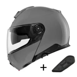 Bundle Casco Modulare Schuberth C5 Concrete Grey con Interfono Sc2 Standard