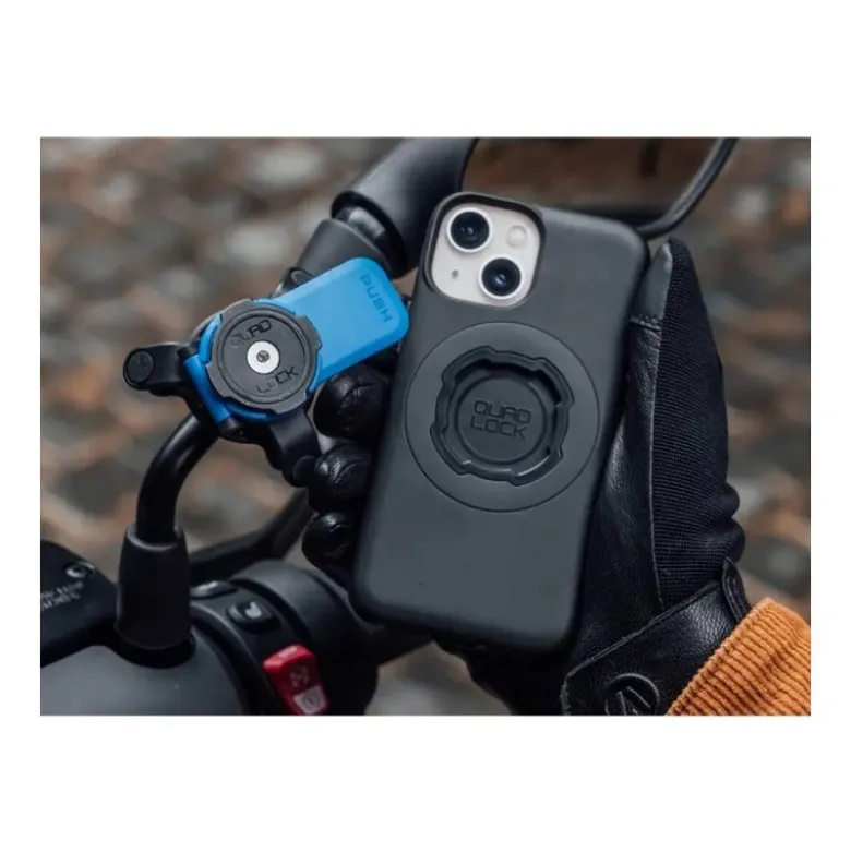 Bundle Quadlock Specchietto + Antivibrante + Custodia Mag iPhone 15 Pro