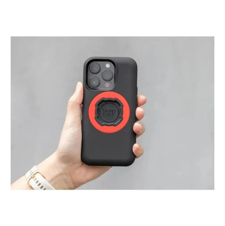 Bundle Quadlock Specchietto + Antivibrante + Custodia Mag iPhone 15 Pro Max