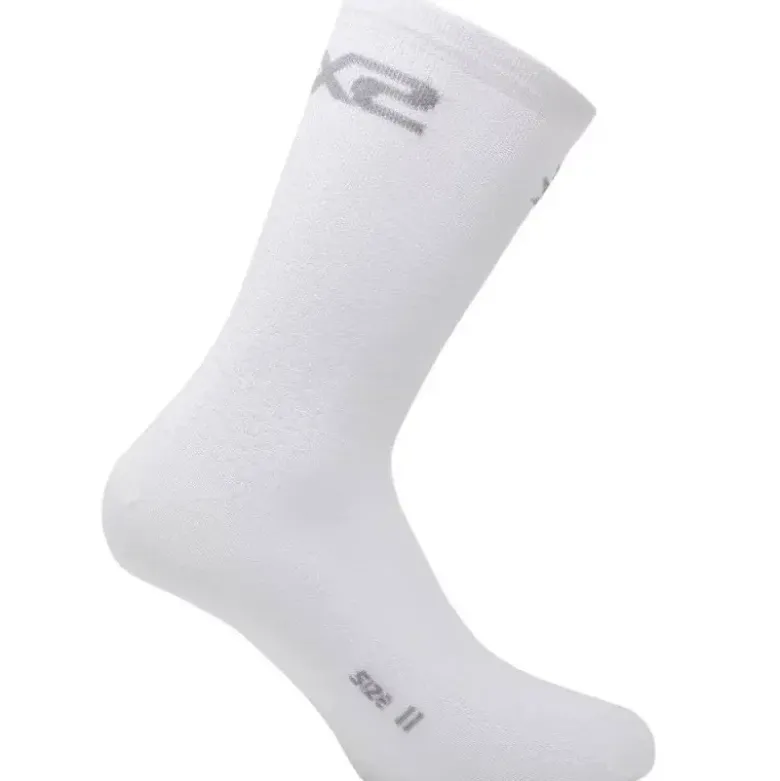 Calza Corta Sixs SHORT-LOGO Bianco Carbon
