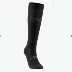 Calza Lunga Rinforzata Unisex Sixs LONG RACING V2 Nero