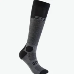 Calza Lunga Rinforzata Unisex Sixs LONG RACING V2 Nero Grigio