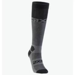 Calza Lunga Rinforzata Unisex Sixs LONG RACING V2 Nero Grigio