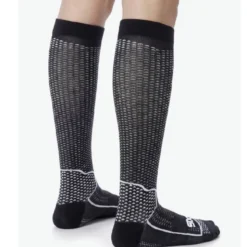 Calza Lunga Rinforzata Unisex Sixs LONG V3 Nero Carbon