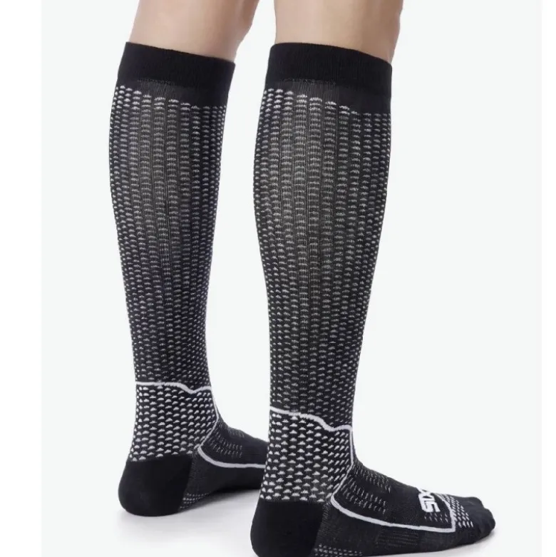 Calza Lunga Rinforzata Unisex Sixs LONG V3 Nero Carbon