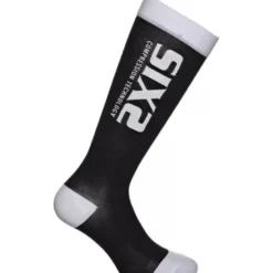 Calza Lunga Sixs RECOVERY-SOCKS Nero Bianco