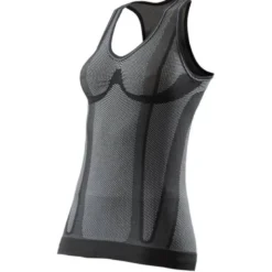 Canotta Donna Intima Tecnica 4 Stagioni Sixs SMG Nero Carbon