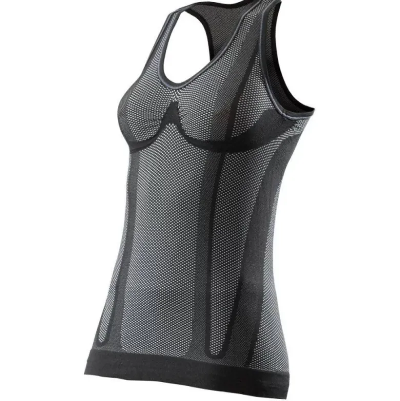 Canotta Donna Intima Tecnica 4 Stagioni Sixs SMG Nero Carbon
