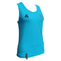 Canotta Donna Tecnica In Lana Merino Australiana Termoregolante Traspirante Antiodore Riday Turchese
