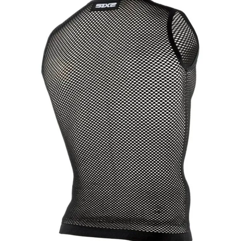 Canotta Intima In Rete Unisex Sixs SMR3 Nero