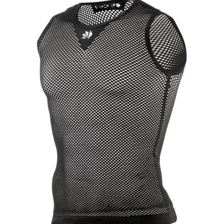 Canotta Intima In Rete Unisex Sixs SMR3 Nero