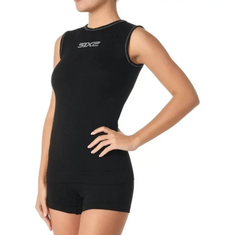 Canotta Intima Tecnica Termica 4 Stagioni Unisex Sixs SMX All Black
