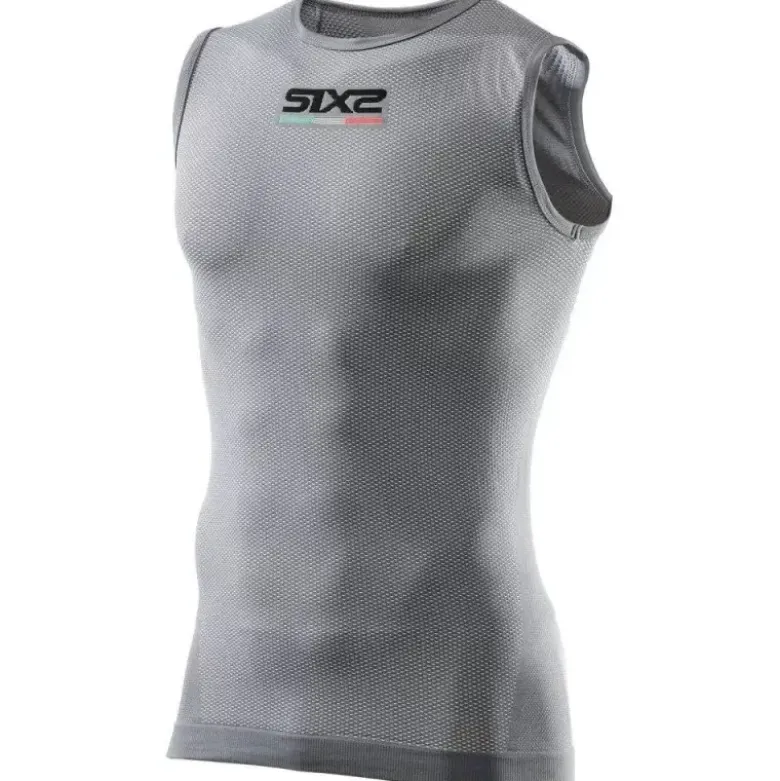 Canotta Intima Tecnica Termica 4 Stagioni Unisex Sixs SMX Grigio Scuro