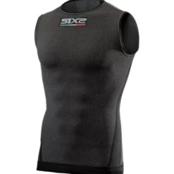 Canotta Intima Tecnica Termica 4 Stagioni Unisex Sixs SMX Nero Carbon