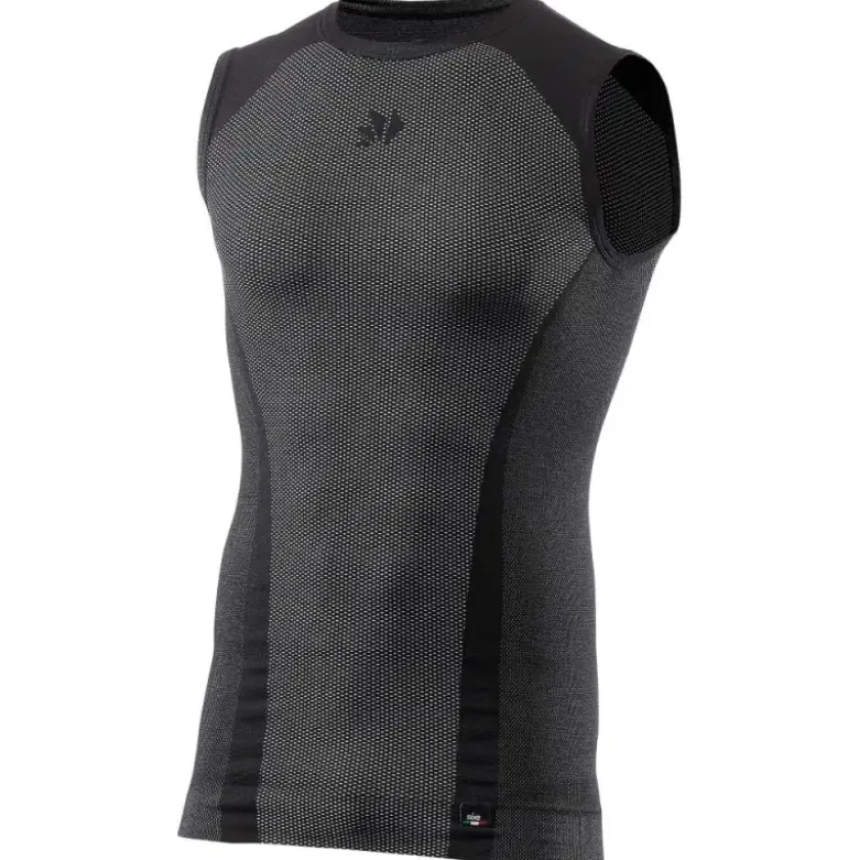 Canotta Intima Tecnica Termica 4 Stagioni Unisex Sixs SMX-V2 Nero Carbon