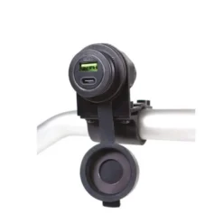 Caricabatterie Chaft USB QC3.0 + USB tipo C