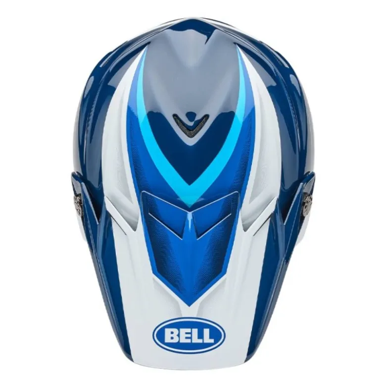 Casco Cross Bell Moto-9s Flex 2025 Merchant Blu ECE 06