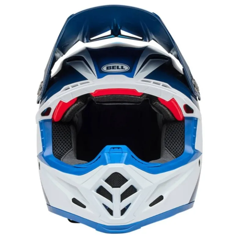 Casco Cross Bell Moto-9s Flex 2025 Merchant Blu ECE 06