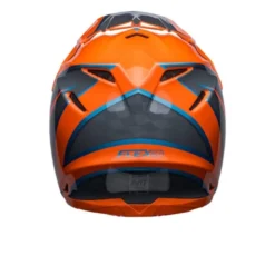 Casco Cross Bell Moto-9s Flex 2023 Sprite Arancio Grigio Ece 06
